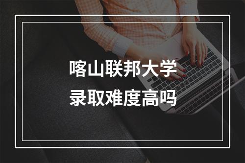 喀山联邦大学录取难度高吗