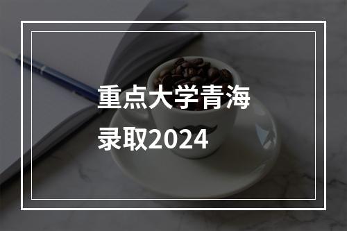 重点大学青海录取2024