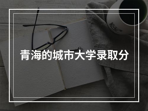 青海的城市大学录取分