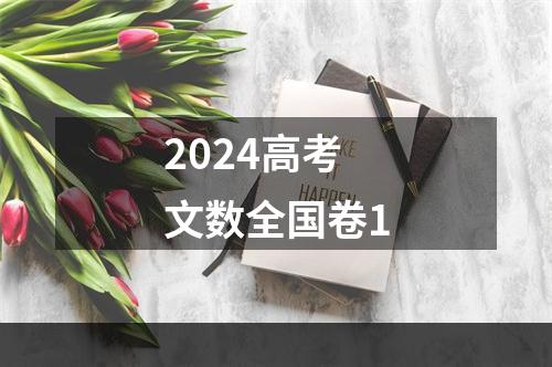 2024高考文数全国卷1