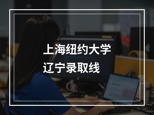 上海纽约大学辽宁录取线