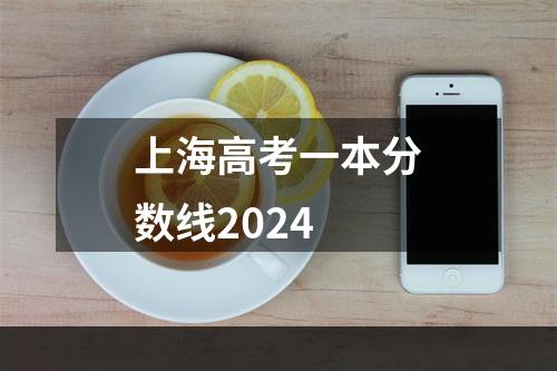 上海高考一本分数线2024