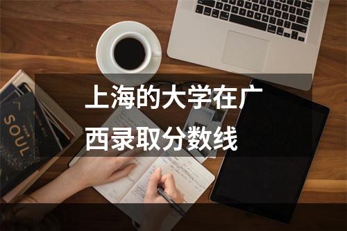 上海的大学在广西录取分数线