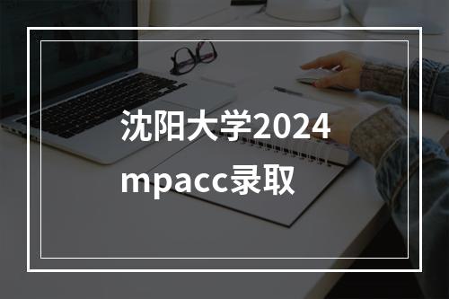 沈阳大学2024mpacc录取