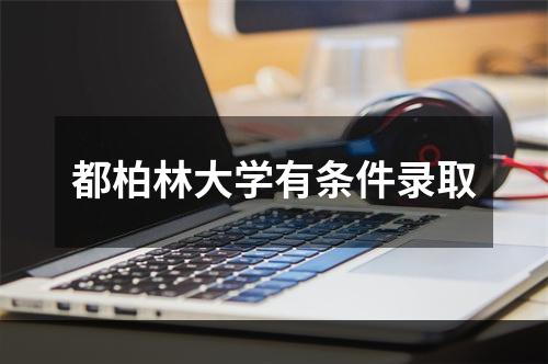 都柏林大学有条件录取