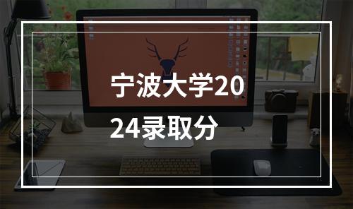 宁波大学2024录取分