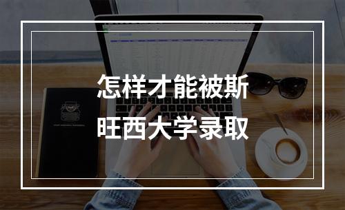 怎样才能被斯旺西大学录取