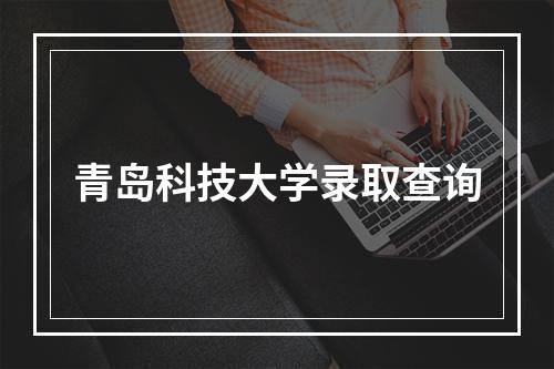 青岛科技大学录取查询