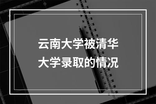 云南大学被清华大学录取的情况