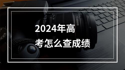 2024年高考怎么查成绩