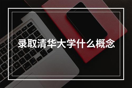 录取清华大学什么概念