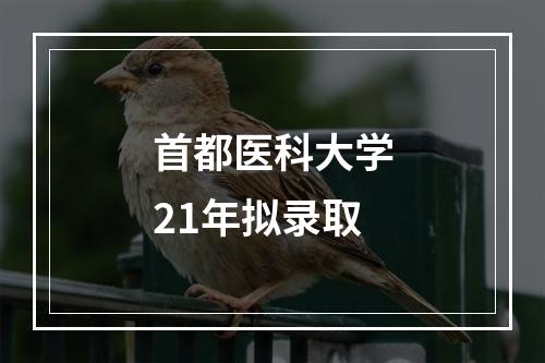 首都医科大学21年拟录取