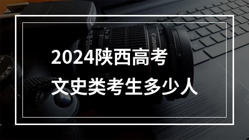 2024陕西高考文史类考生多少人