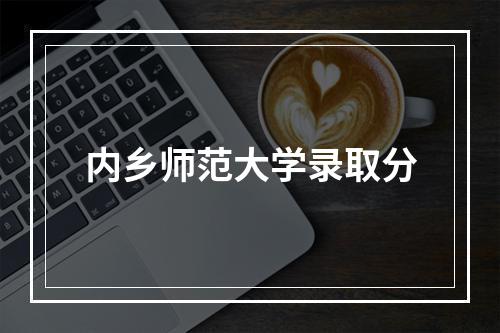 内乡师范大学录取分