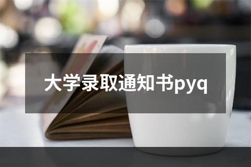 大学录取通知书pyq