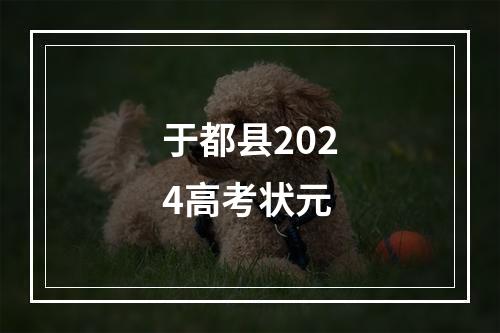 于都县2024高考状元