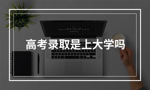 高考录取是上大学吗