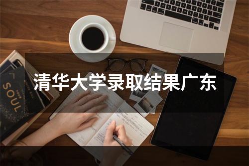 清华大学录取结果广东