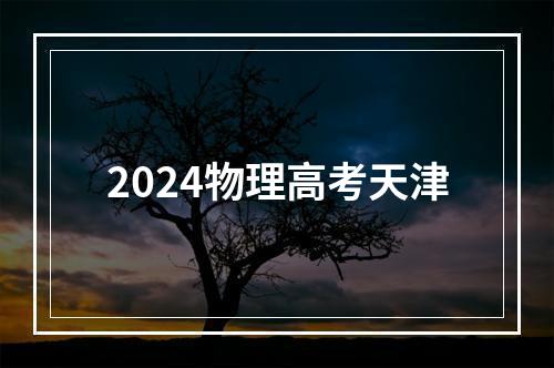 2024物理高考天津