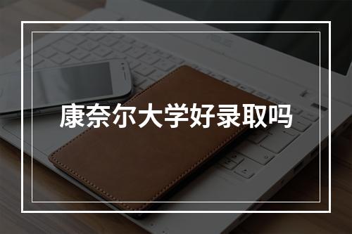 康奈尔大学好录取吗