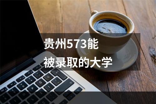 贵州573能被录取的大学