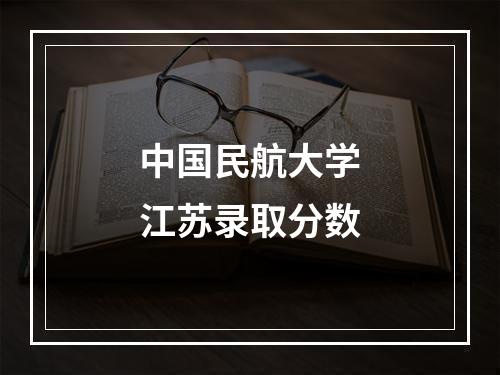 中国民航大学江苏录取分数