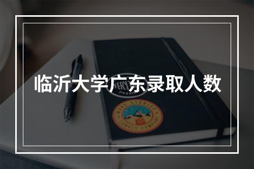 临沂大学广东录取人数