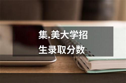 集.美大学招生录取分数