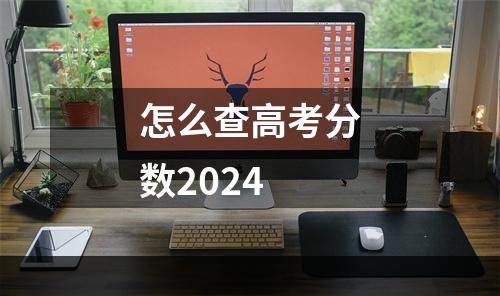 怎么查高考分数2024