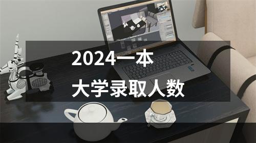 2024一本大学录取人数