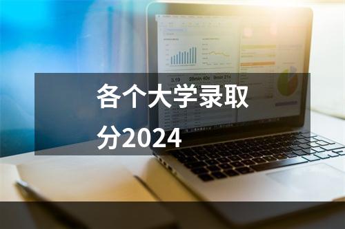 各个大学录取分2024