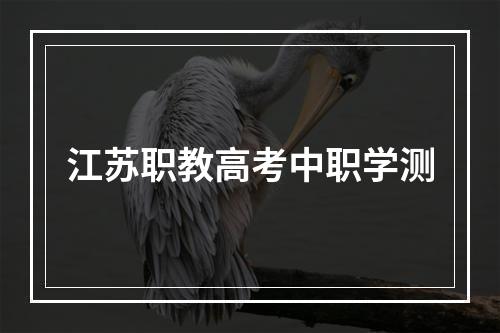 江苏职教高考中职学测