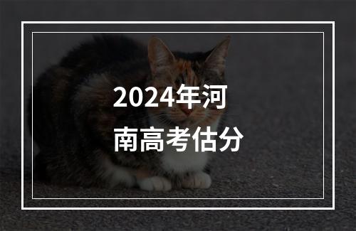 2024年河南高考估分