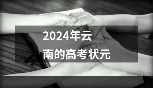 2024年云南的高考状元