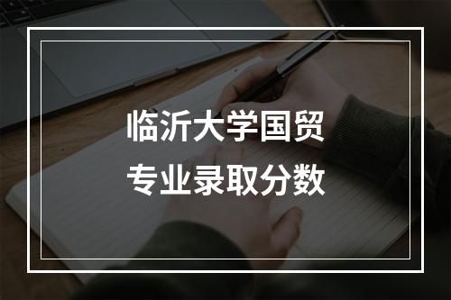 临沂大学国贸专业录取分数