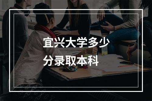 宜兴大学多少分录取本科