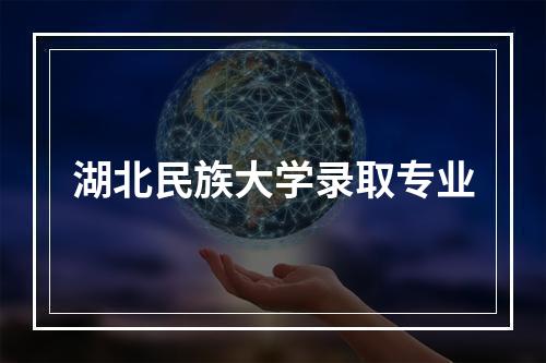 湖北民族大学录取专业