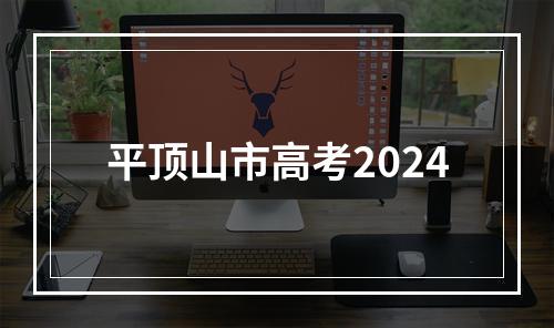 平顶山市高考2024