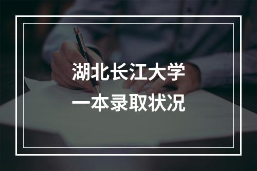 湖北长江大学一本录取状况