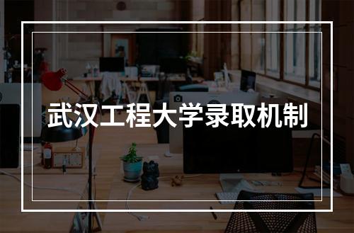 武汉工程大学录取机制