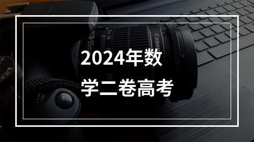 2024年数学二卷高考