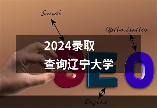 2024录取查询辽宁大学