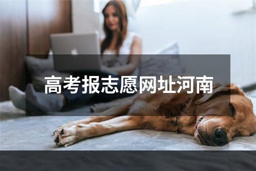 高考报志愿网址河南