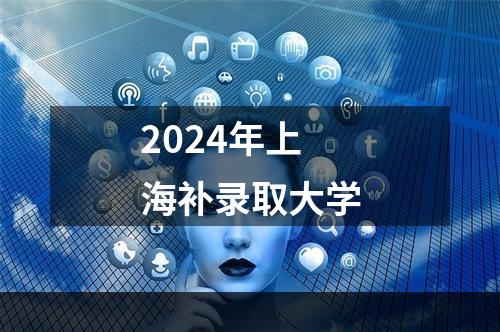 2024年上海补录取大学