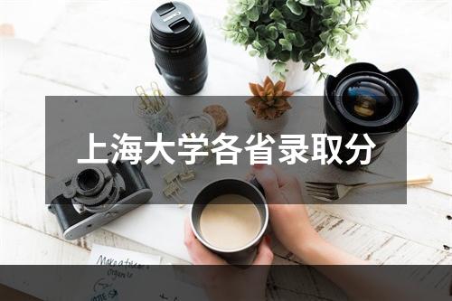 上海大学各省录取分