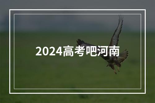 2024高考吧河南