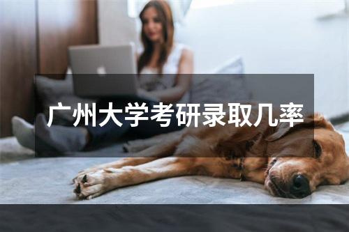 广州大学考研录取几率