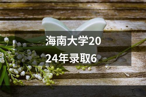 海南大学2024年录取6