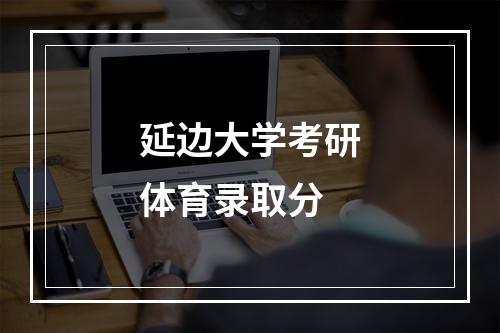 延边大学考研体育录取分