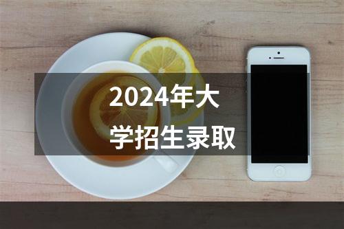 2024年大学招生录取